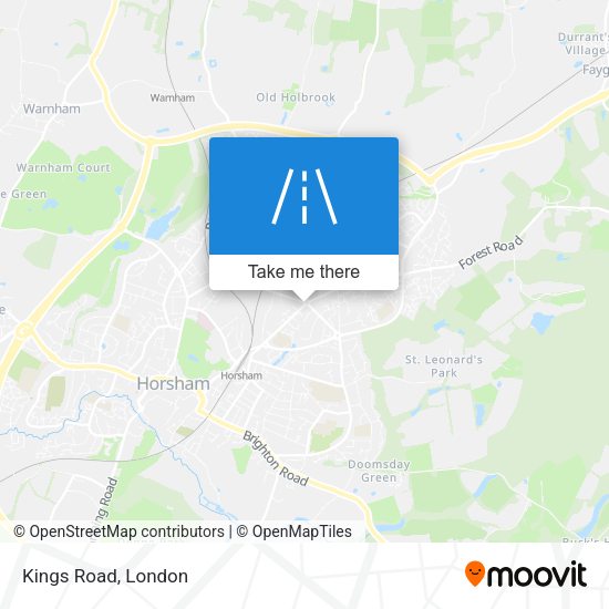 Kings Road map