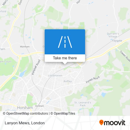 Lanyon Mews map