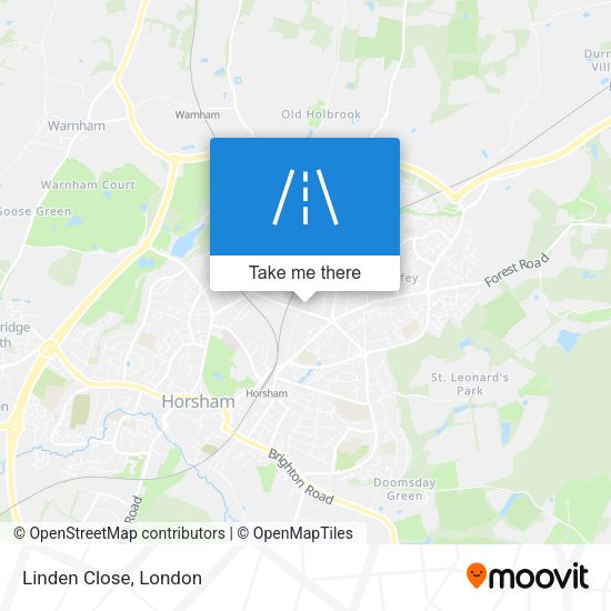 Linden Close map