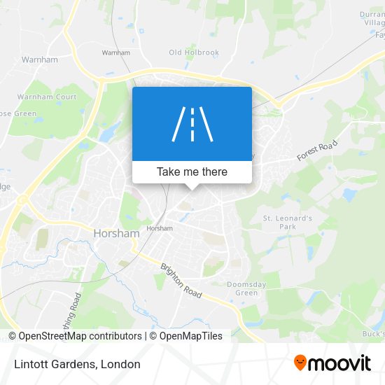 Lintott Gardens map
