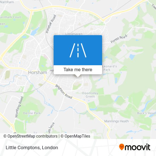 Little Comptons map