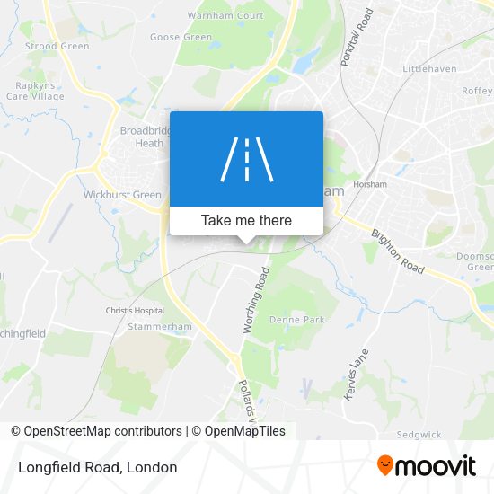Longfield Road map