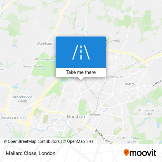 Mallard Close map