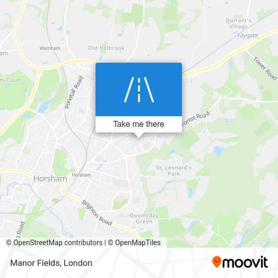 Manor Fields map