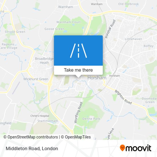 Middleton Road map