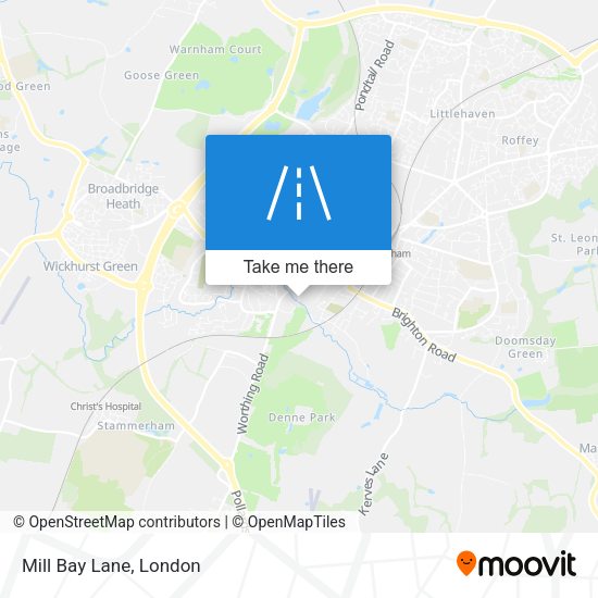 Mill Bay Lane map