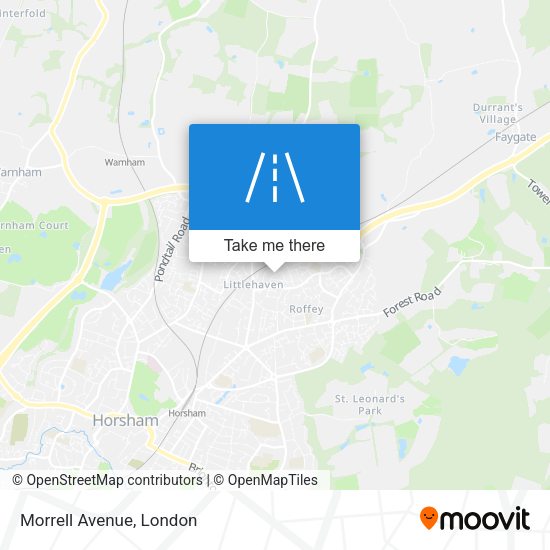 Morrell Avenue map
