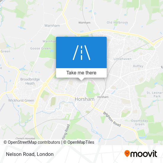 Nelson Road map