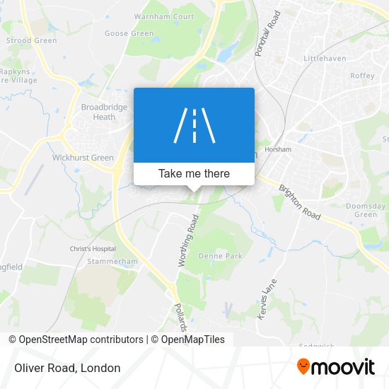 Oliver Road map
