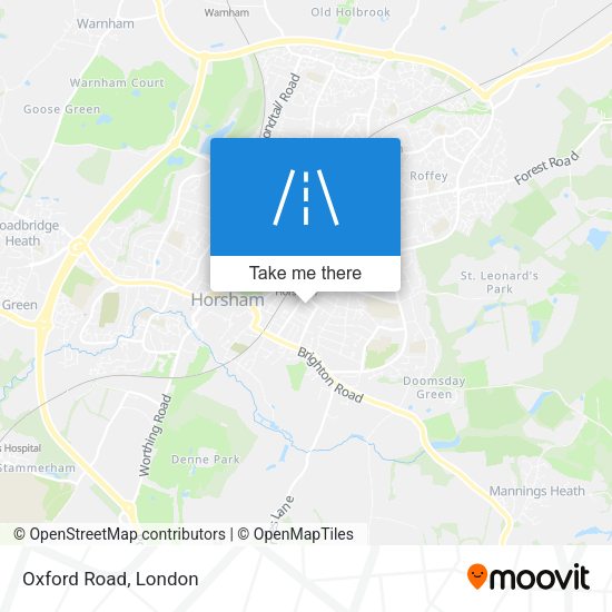 Oxford Road map