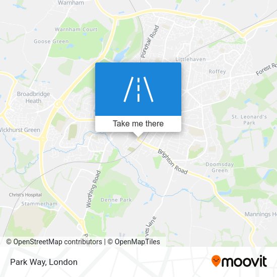 Park Way map