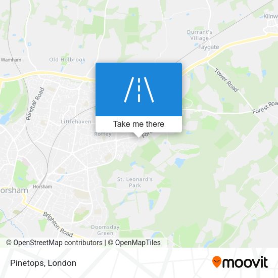 Pinetops map