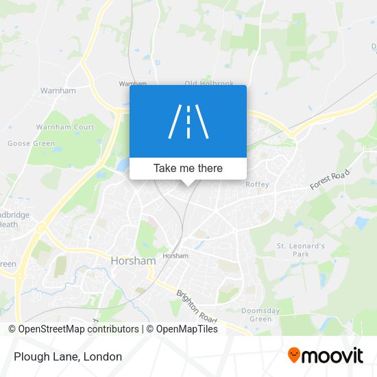 Plough Lane map