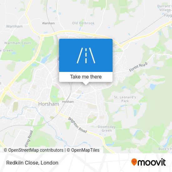 Redkiln Close map