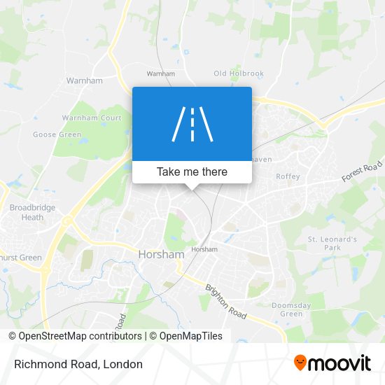 Richmond Road map