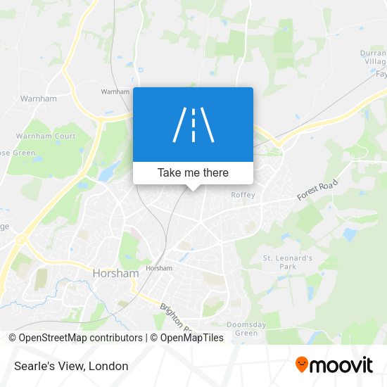 Searle's View map