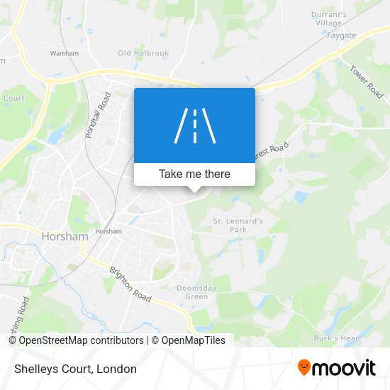 Shelleys Court map