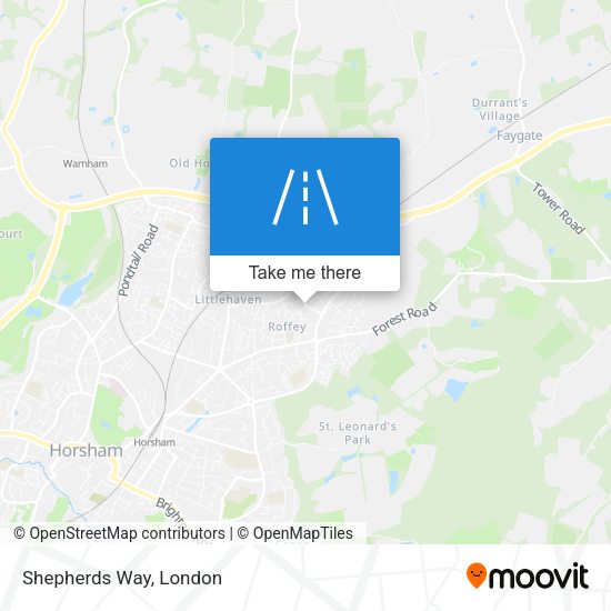 Shepherds Way map