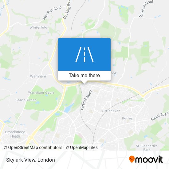 Skylark View map