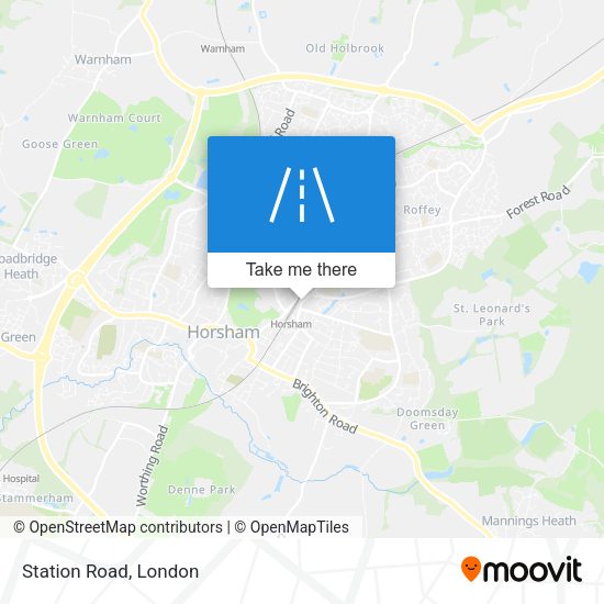 Station Road map