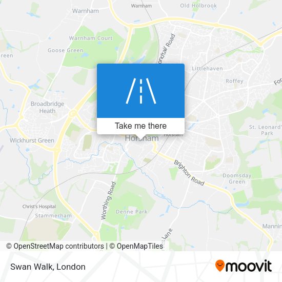 Swan Walk map