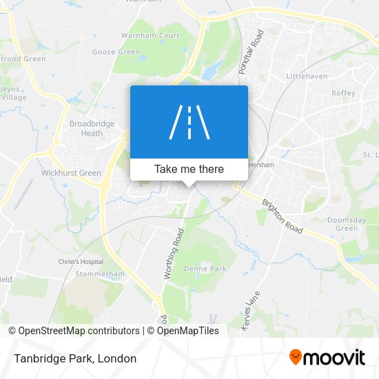 Tanbridge Park map