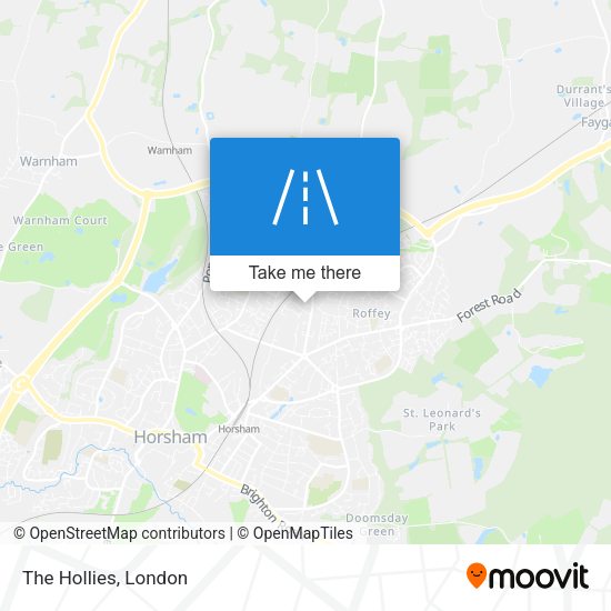 The Hollies map