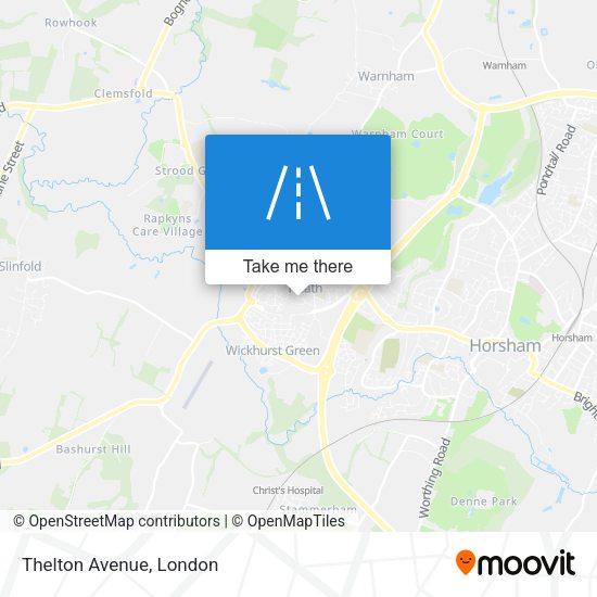Thelton Avenue map