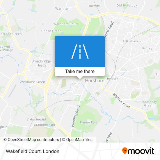 Wakefield Court map