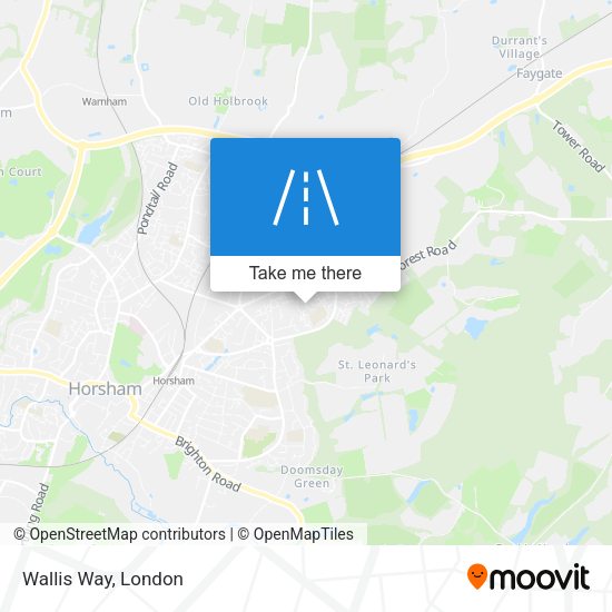 Wallis Way map
