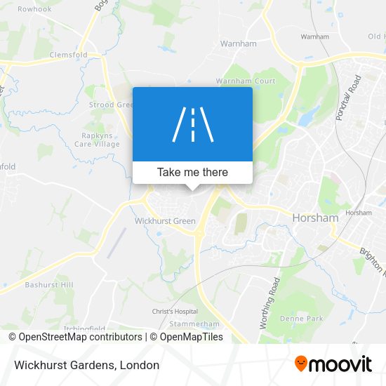 Wickhurst Gardens map