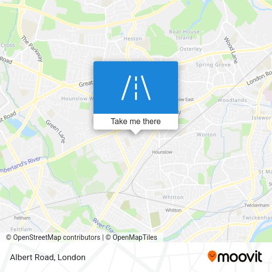Albert Road map