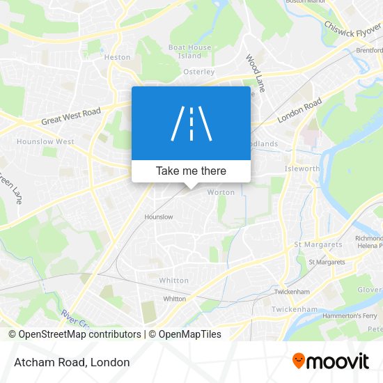 Atcham Road map