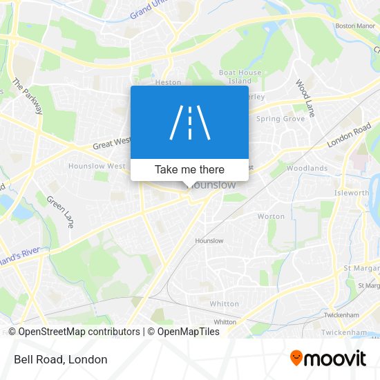 Bell Road map