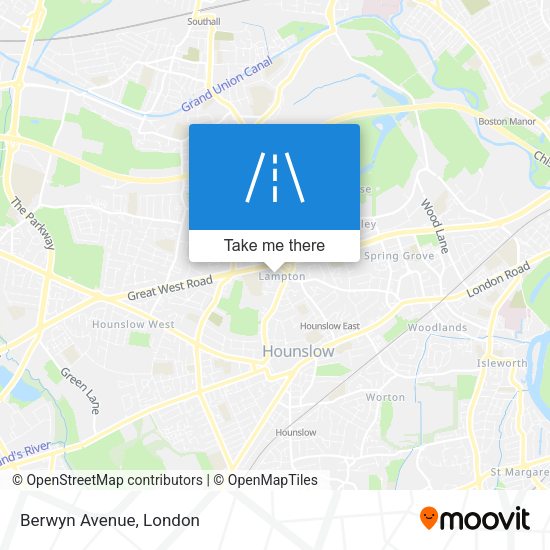 Berwyn Avenue map