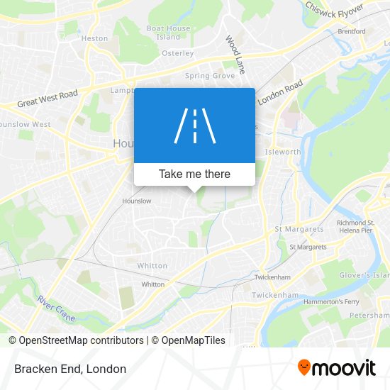 Bracken End map