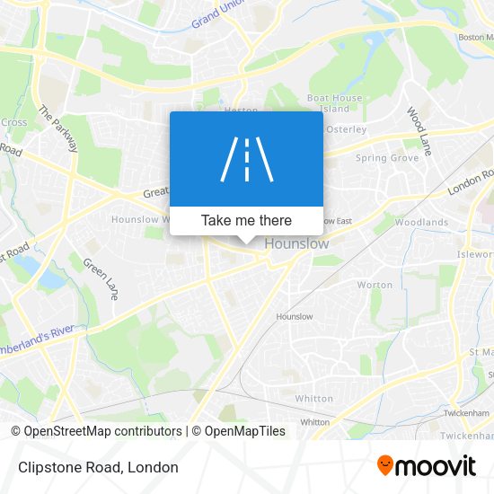 Clipstone Road map