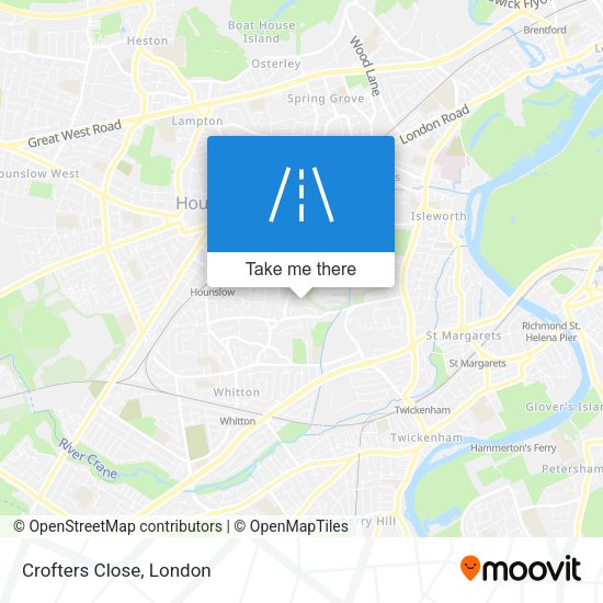 Crofters Close map