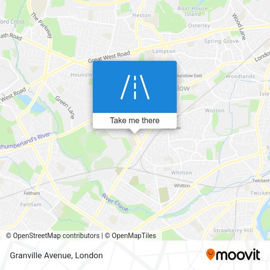 Granville Avenue map