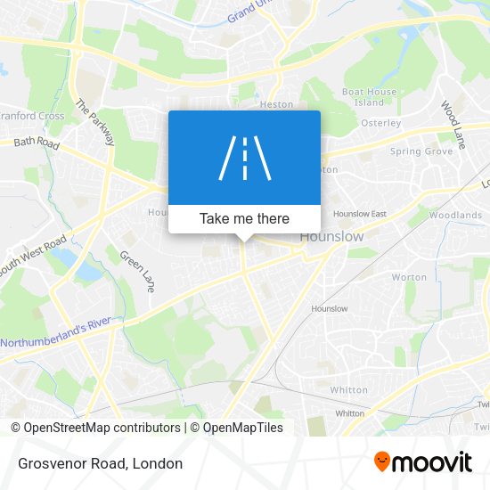 Grosvenor Road map