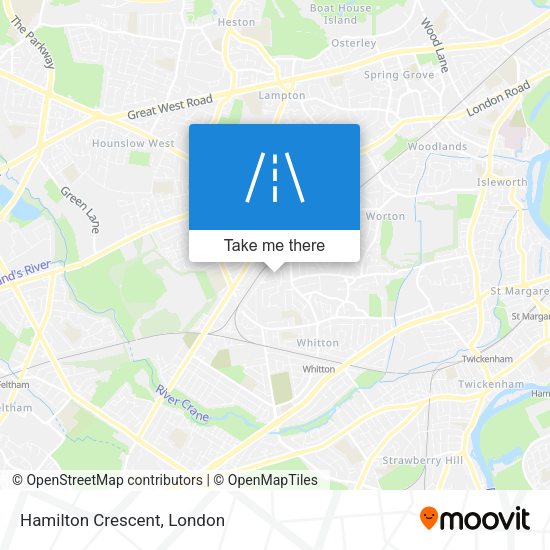 Hamilton Crescent map