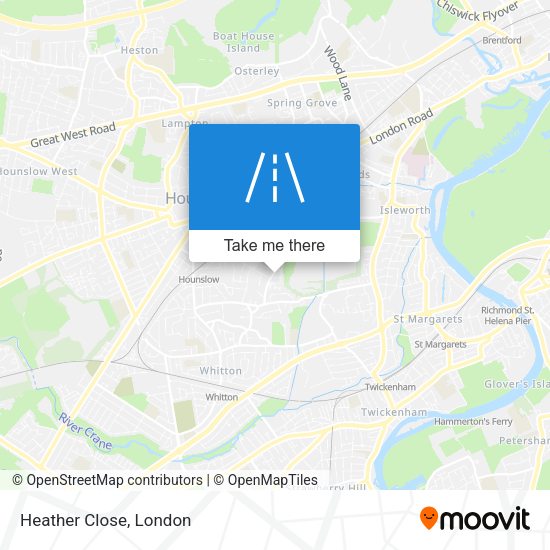 Heather Close map