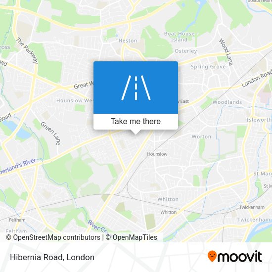 Hibernia Road map