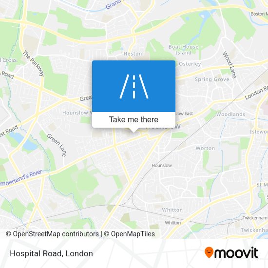 Hospital Road map
