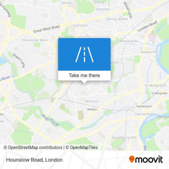 Hounslow Road map