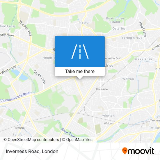 Inverness Road map