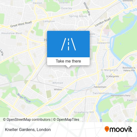 Kneller Gardens map