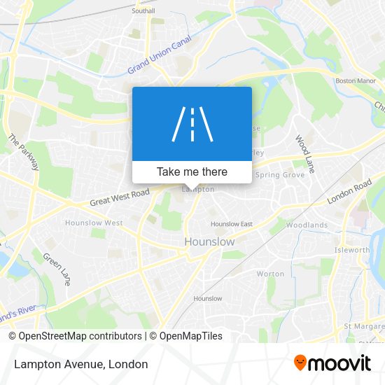 Lampton Avenue map