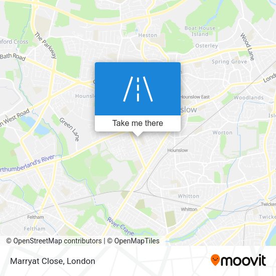 Marryat Close map
