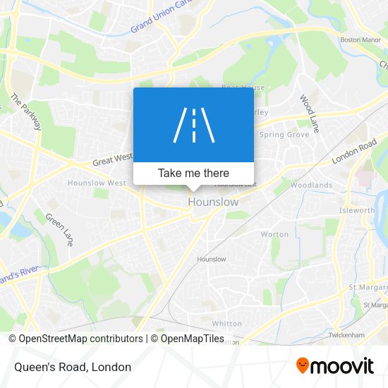 Queen's Road map